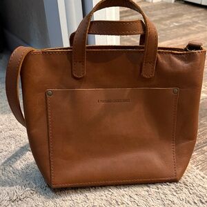 Portland Leather Brown Tote Bag